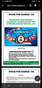 SOCIAL MEDIA BILL: S4C SUBMITS LEGAL MEMORANDUM TO SENATE COMMITTEE 3