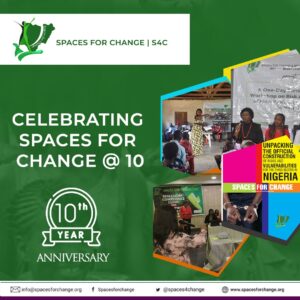 Hurray! Spaces for Change is 10!!! 3