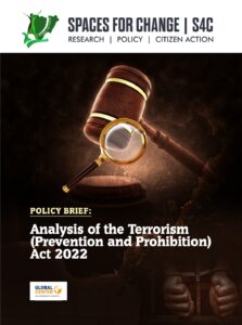 POLICY BRIEF: ANALYSIS OF THE TERRORISM (PREVENTION & PROHIBITION) ACT 2022 3